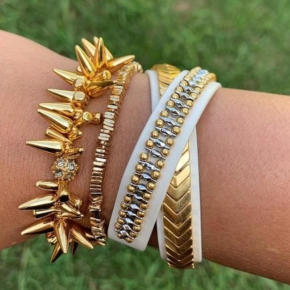 :: S&D Gilded Path Double Wrap Bracelet - Picture 5 of 10